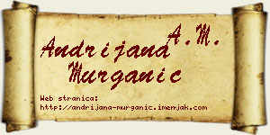 Andrijana Murganić vizit kartica